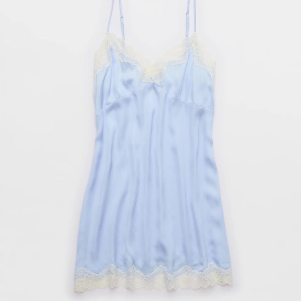 NWT Aerie Off-Duty Satin Nightie